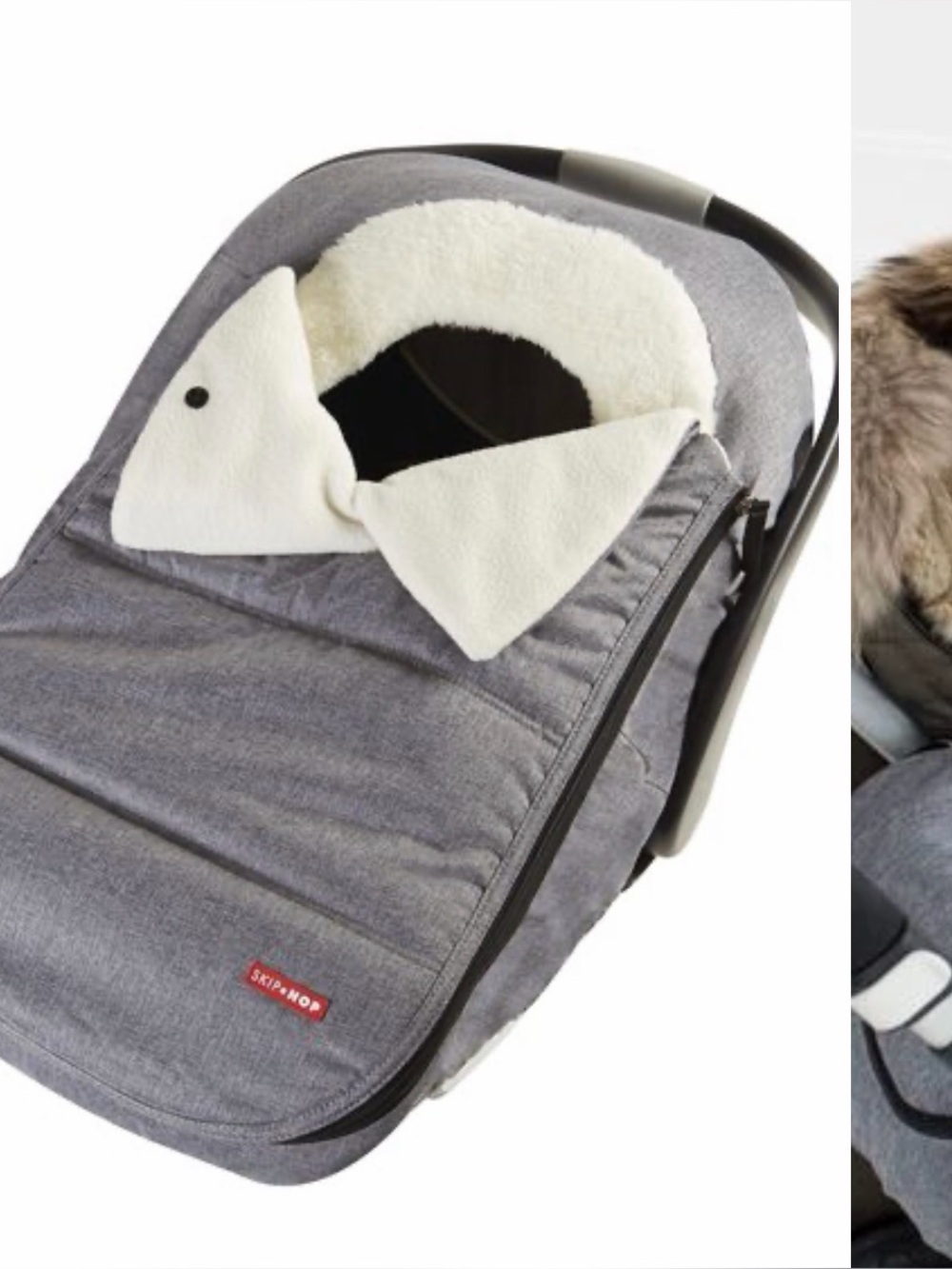 Skip Hop Gray Warm Car seat Cover